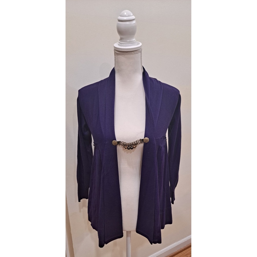 Small Purple Mayle Cardigan Sweater